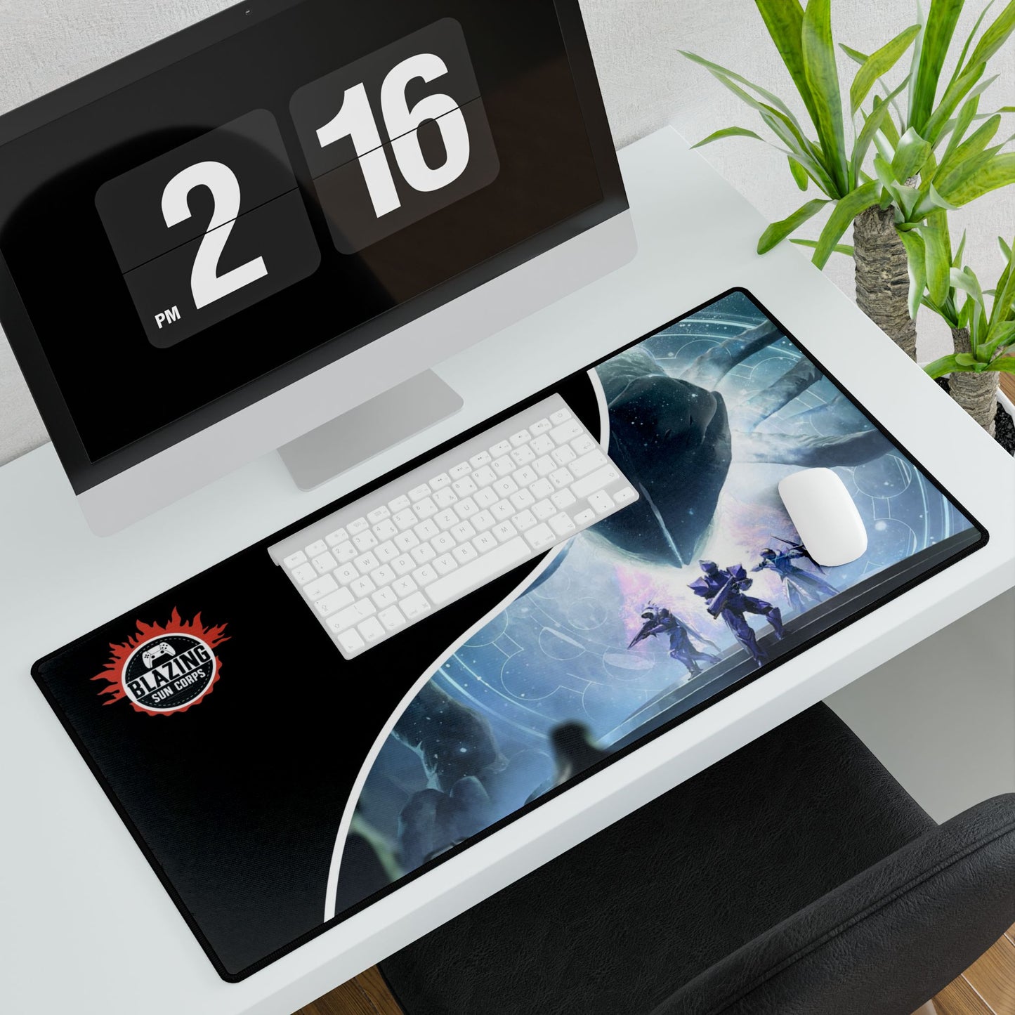 Gaming Desk Mat - Cosmic Battle Design