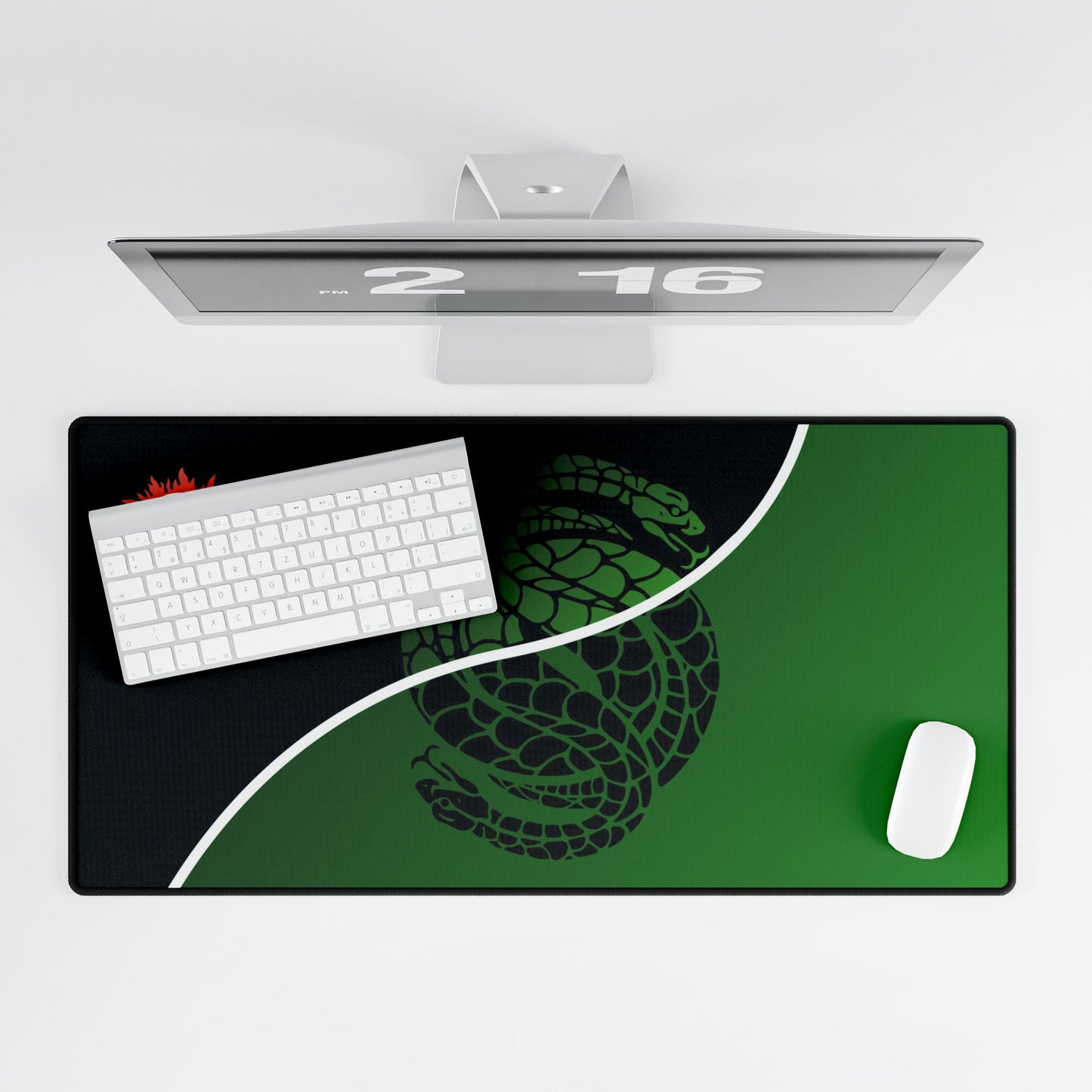 Stylish Gaming Desk Mats – Snake Design & Minimalist Black Options