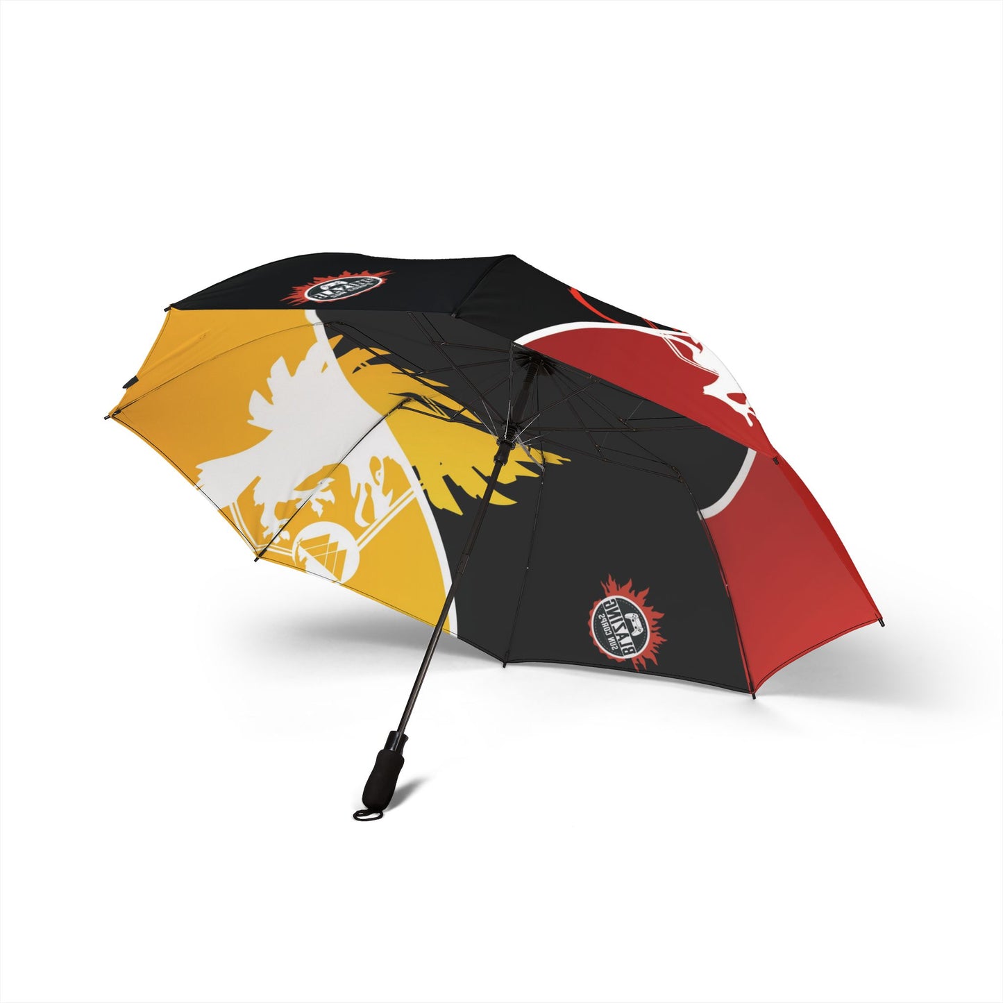Foldable Umbrella — Lion Crest Compact Semi-Automatic Travel Umbrella