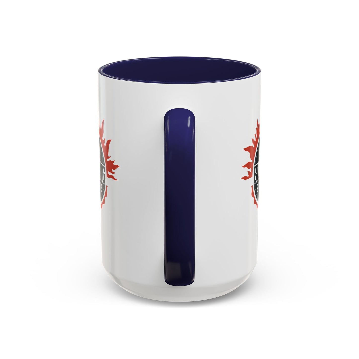 Blazing Sun Corps Accent Coffee Mug – Gamers’ Flame Logo 11/15oz