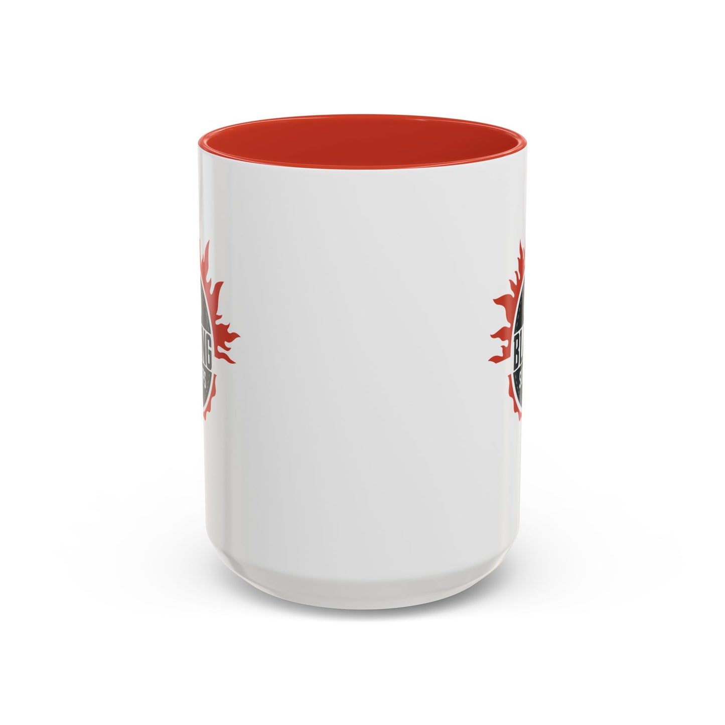 Blazing Sun Corps Accent Coffee Mug – Gamers’ Flame Logo 11/15oz