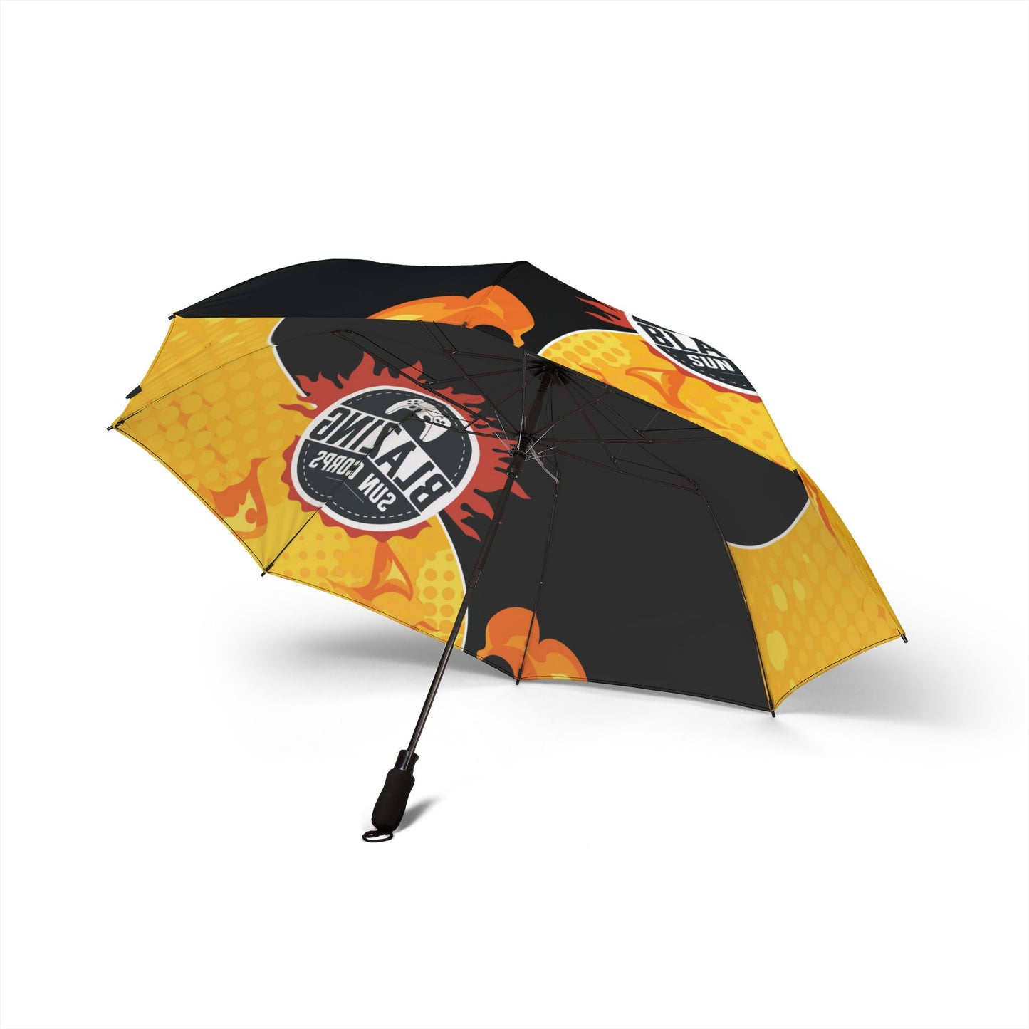 Copy of Foldable Umbrella — Lion Crest Compact Semi-Automatic Travel Umbrella