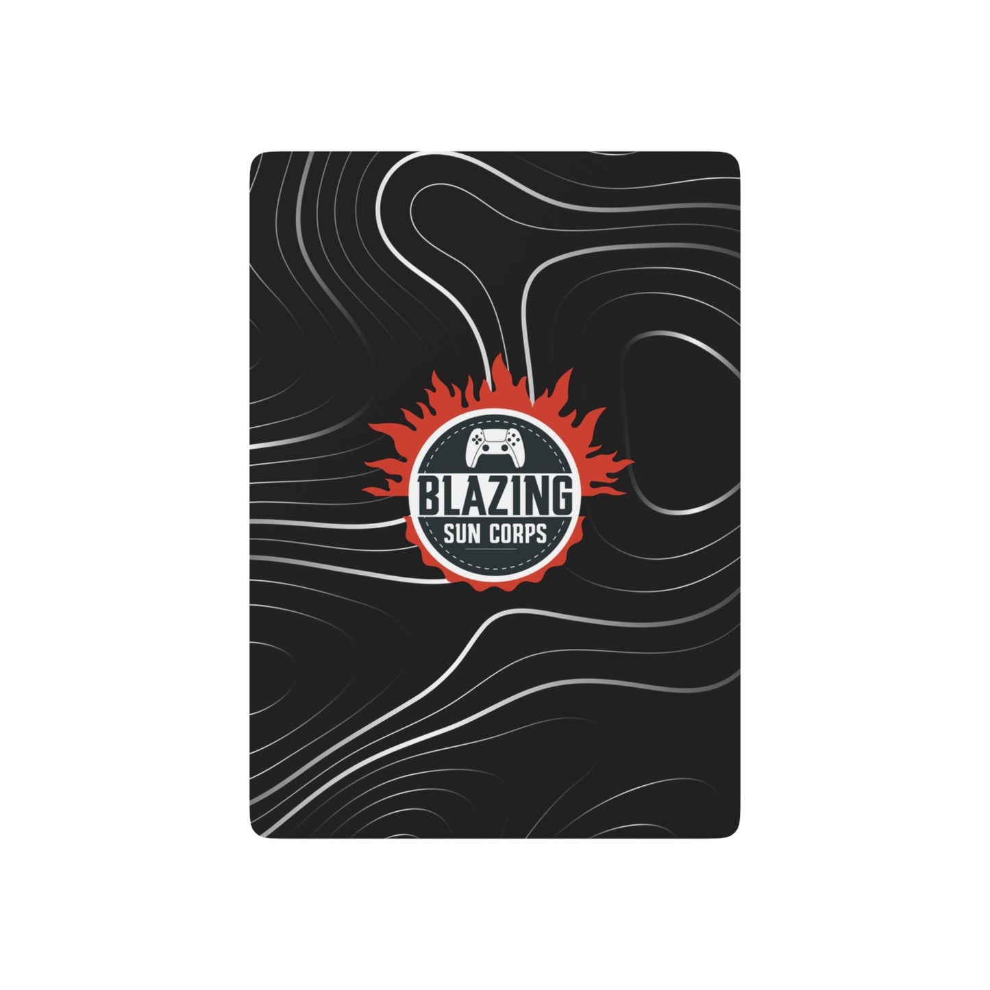 Blazing Sun Corps Poker Playing Cards — Premium Custom Deck with Ornate Ace of Spades