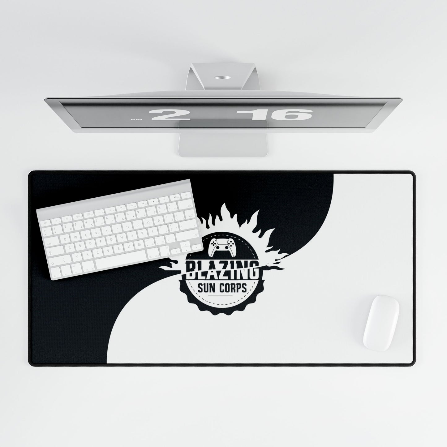 Blazing Sun Corps Desk Mats, Gaming Mouse Pad, Custom Desk Accessories, Office Decor, Unique Gift for Gamers