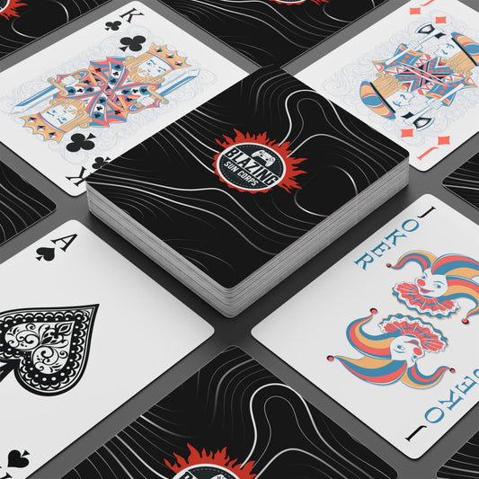 Blazing Sun Corps Poker Playing Cards — Premium Custom Deck with Ornate Ace of Spades