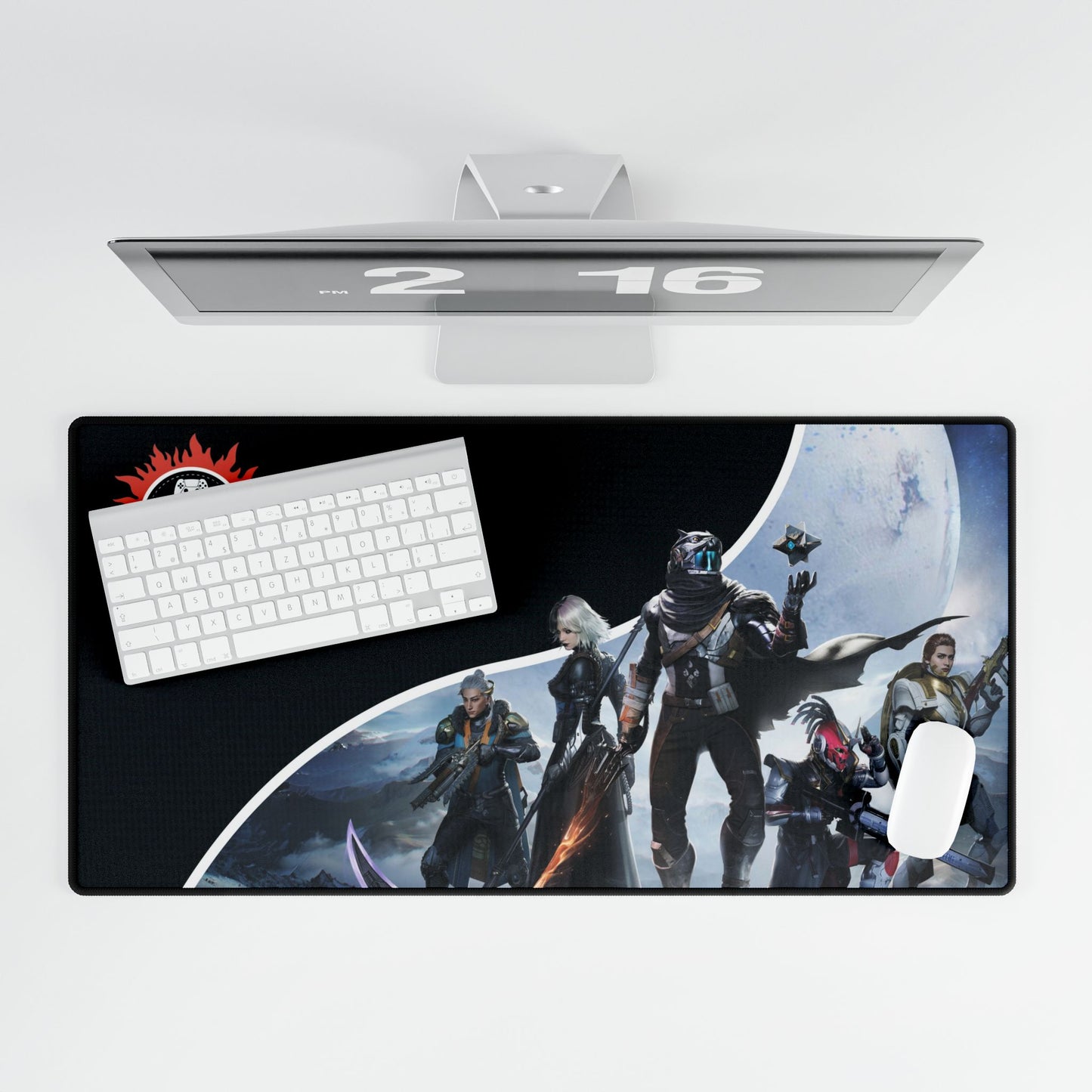 Gaming Desk Mat - Blazing Strikers Design, Mouse Pad, Office Decor, Desk Accessories, Gift for Gamers, PC Setup