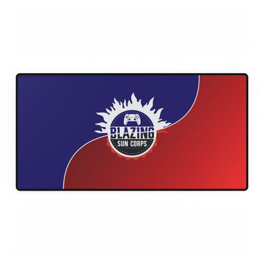 Blazing Sun Corps Desk Mat - Gamer Mouse Pad, Office Decor, Gaming Setup, Desk Accessories, Personalized Gifts