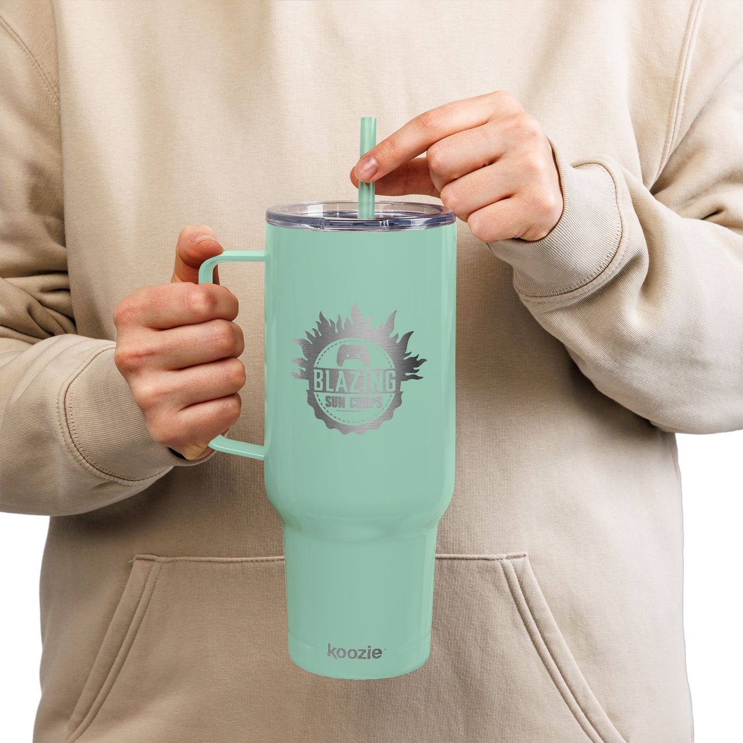 Stylish 40oz Insulated Tumbler with Lid - Perfect for Travel & Gifts