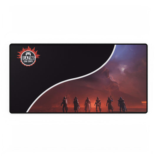 Blazing Heroes Gaming Desk Mat - Large Mouse Pad for Gamers