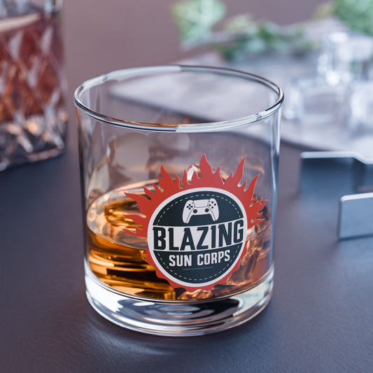 Blazing Sun Corps Rocks Glass - 10oz Gamer Drinkware