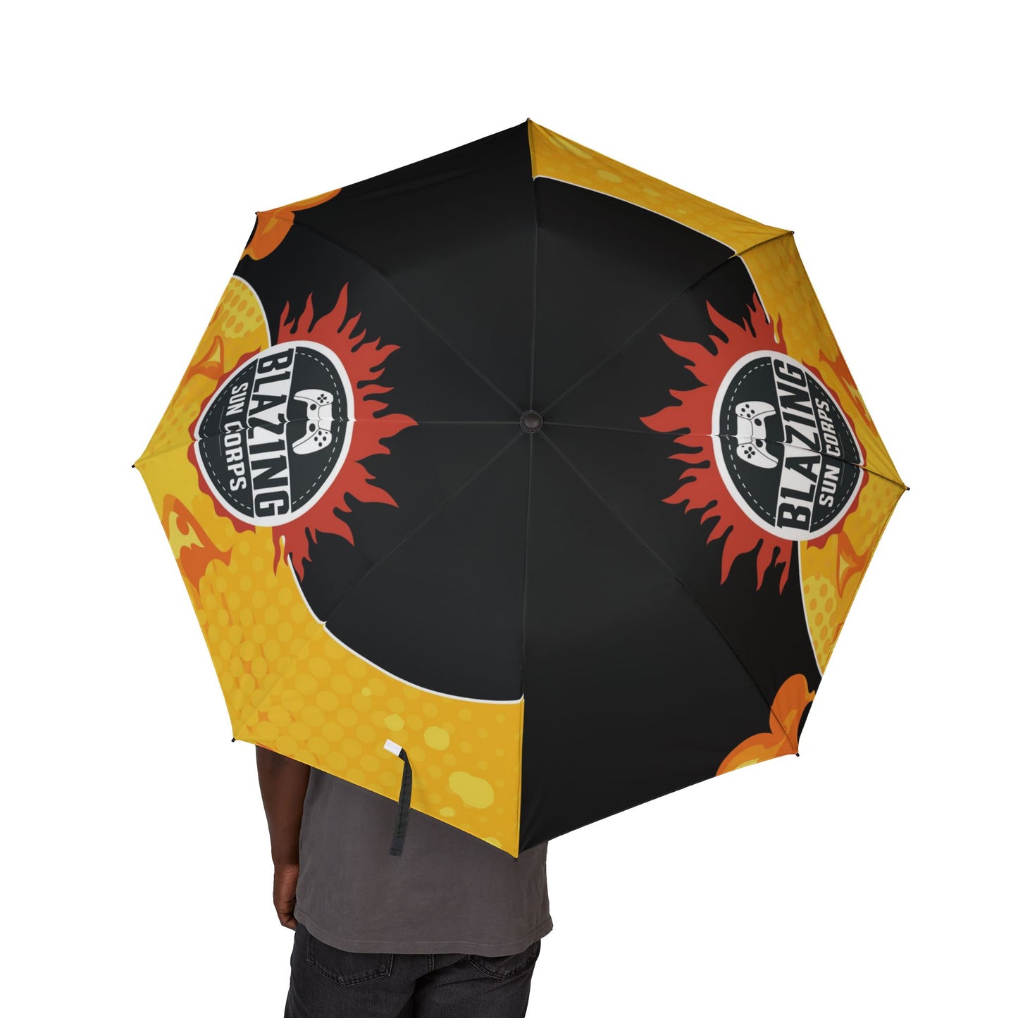 Copy of Foldable Umbrella — Lion Crest Compact Semi-Automatic Travel Umbrella