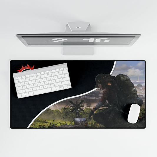 Blazing Sun Corps Desk Mat - Gamer Accessories, Office Decor, Gaming Setup, Custom Desk Pad, Mouse Pad