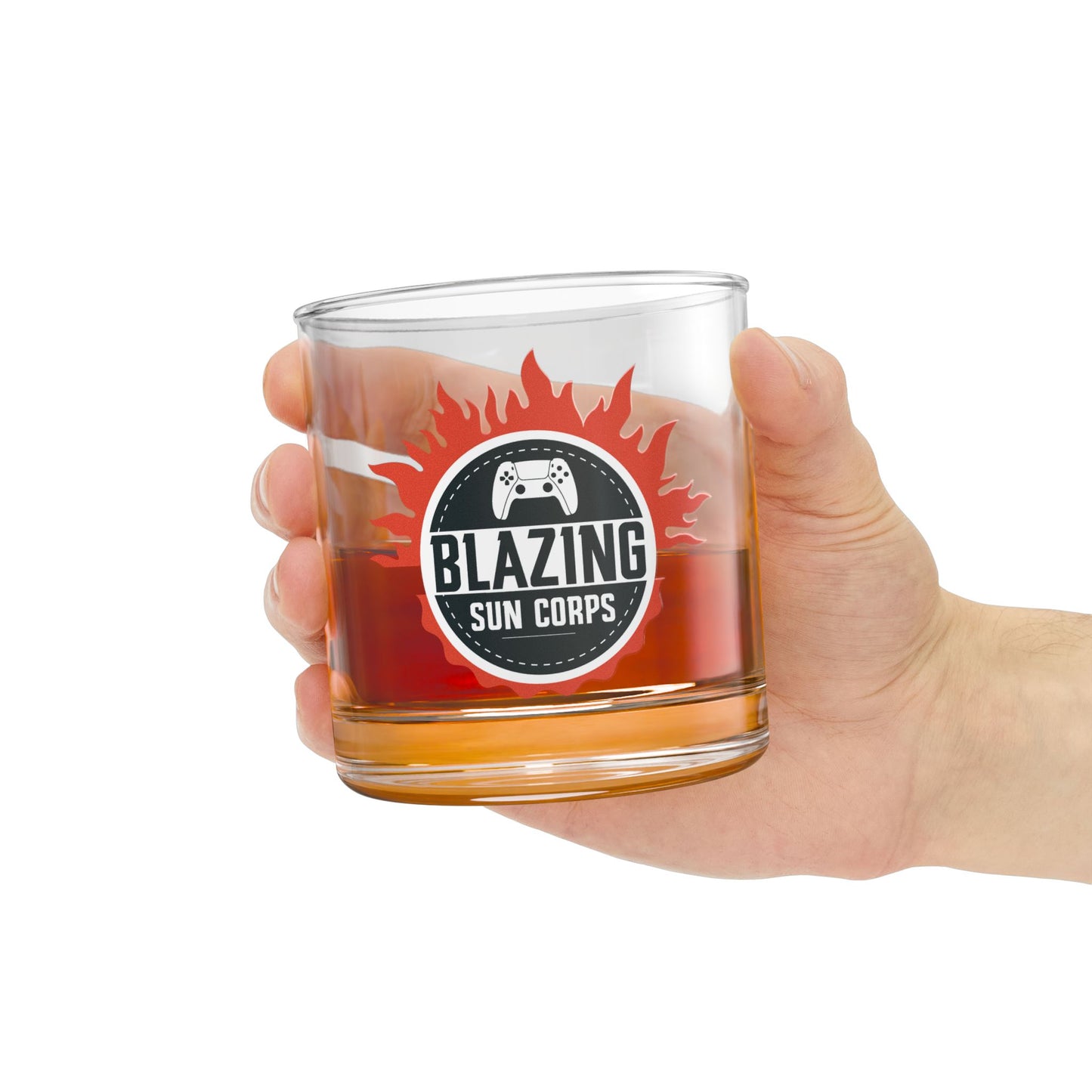 Blazing Sun Corps Rocks Glass - 10oz Gamer Drinkware