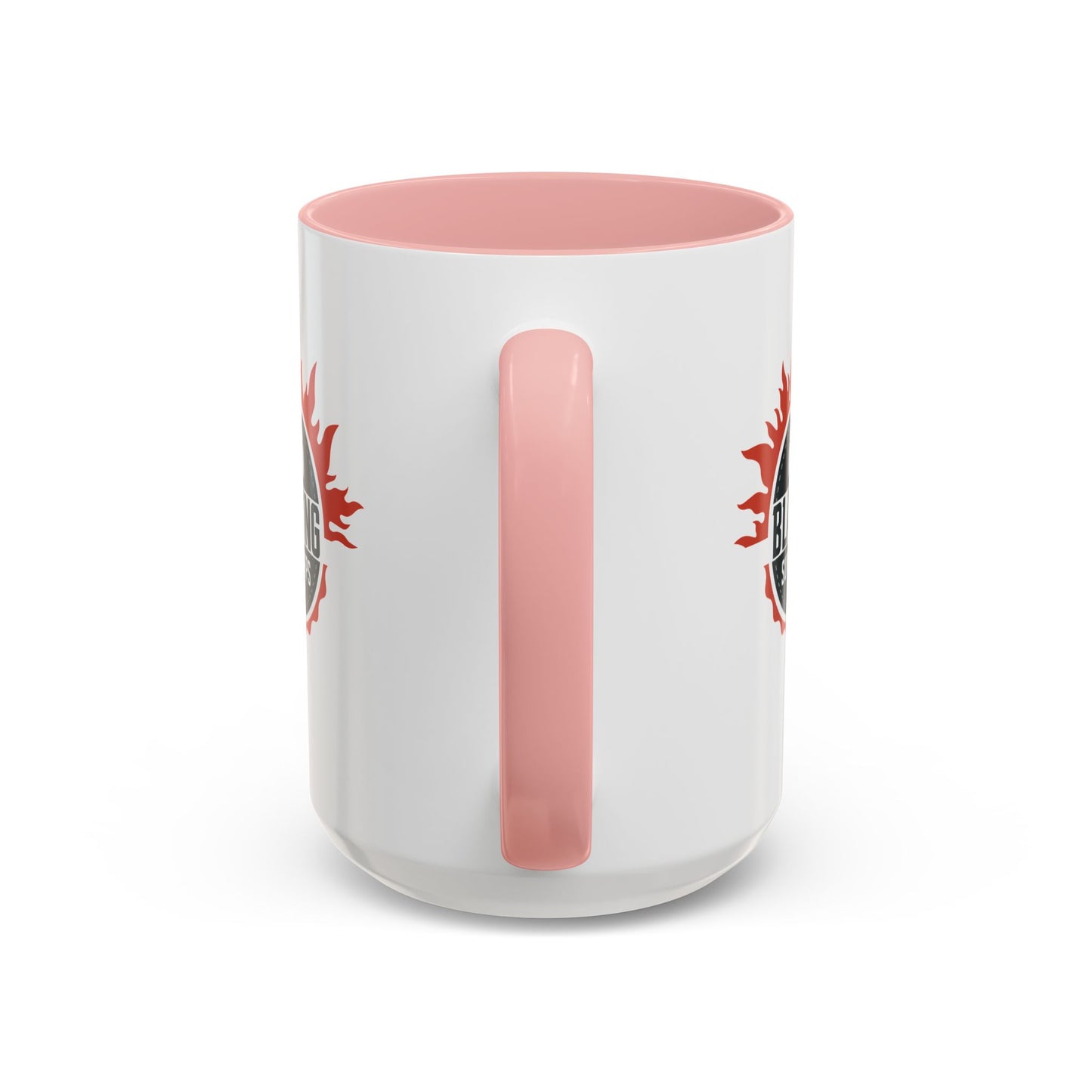 Blazing Sun Corps Accent Coffee Mug – Gamers’ Flame Logo 11/15oz