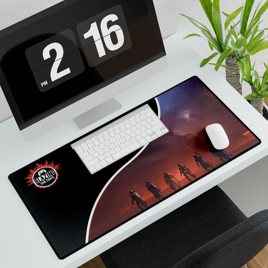 Blazing Heroes Gaming Desk Mat - Large Mouse Pad for Gamers